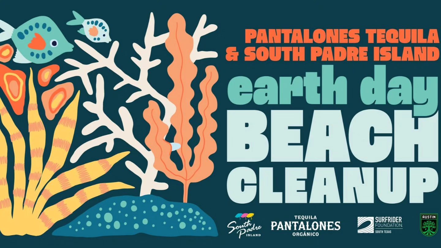 south texas beach cleanup flyer